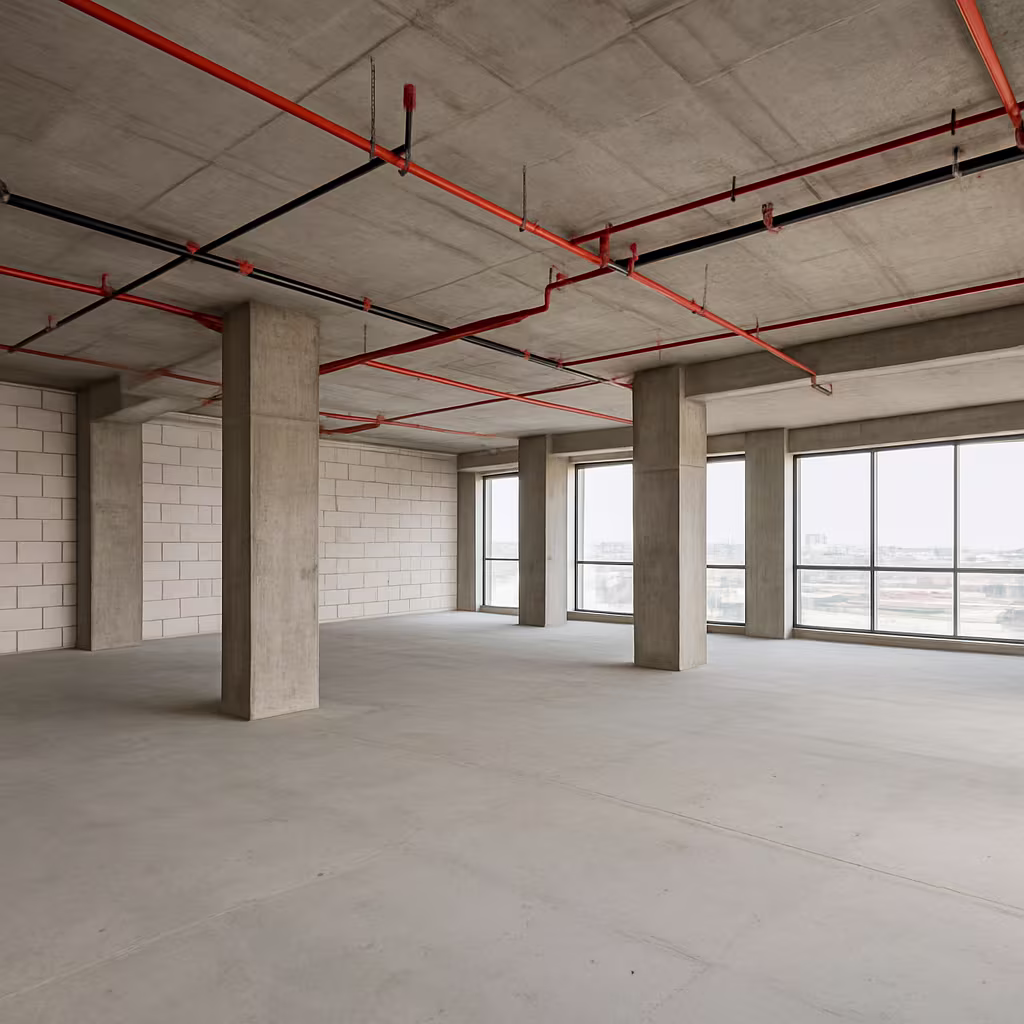 Shell & Core — base build MEP and fire